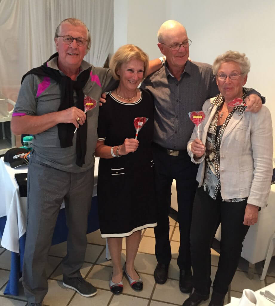 Torsten, Berith, Göran och Ingrid svingade säkert och vann Easton Golf Classic.